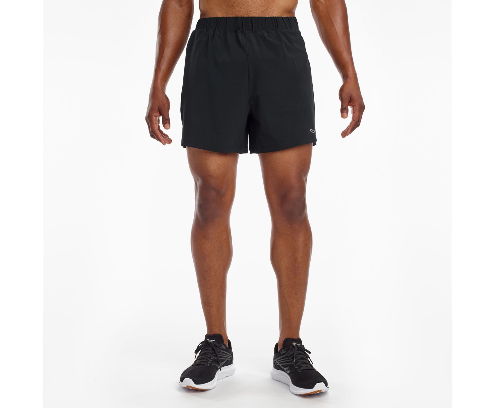 Bermudas Saucony Outpace 5" Hombre Negros | México 651QMAZ